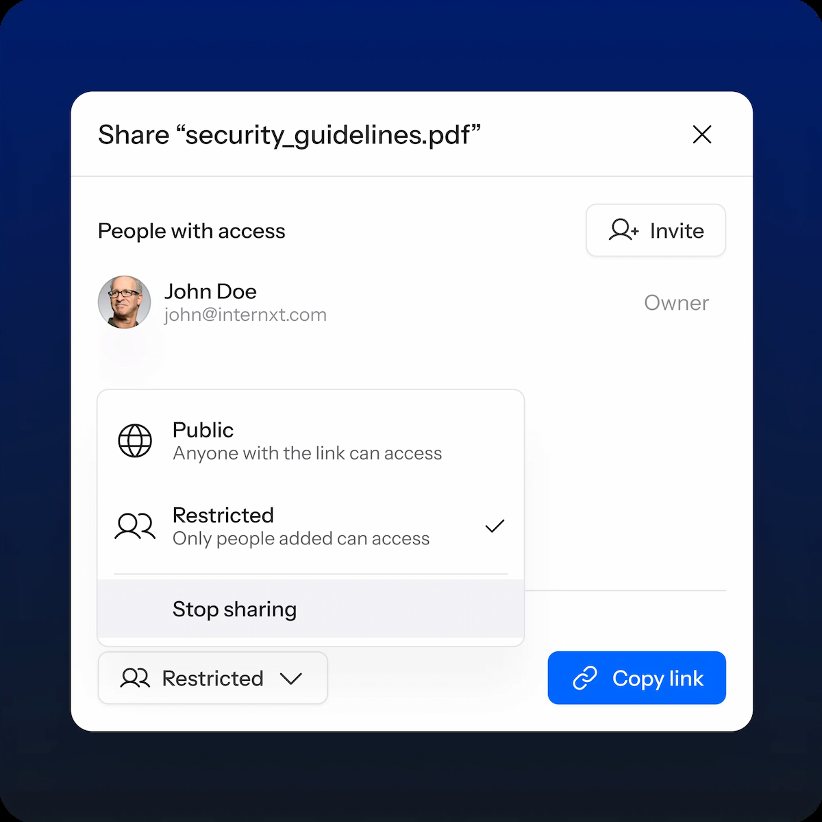 為您的資料提供更高的隱私 image